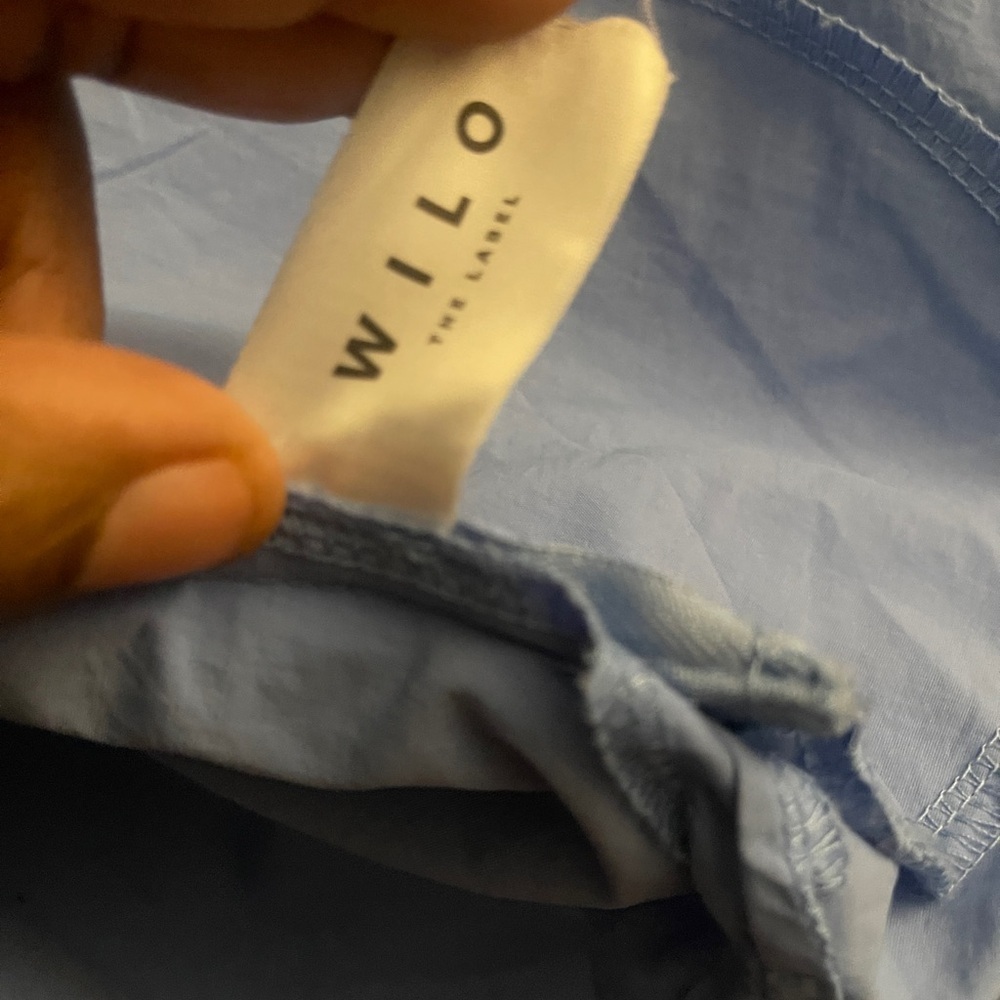 WILO Parachute Shirt Jacket Nylon Women Size Medium Snap Front Zip pockets NWOT - Picture 7 of 12